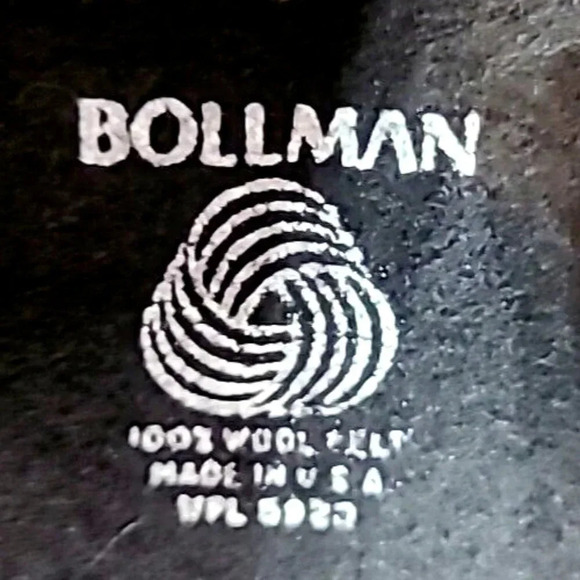 Vintage Bollman Importina Women's Fedora Style Hat One Size Bow Black Wool USA - Picture 8 of 9